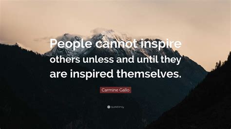 they are inspired